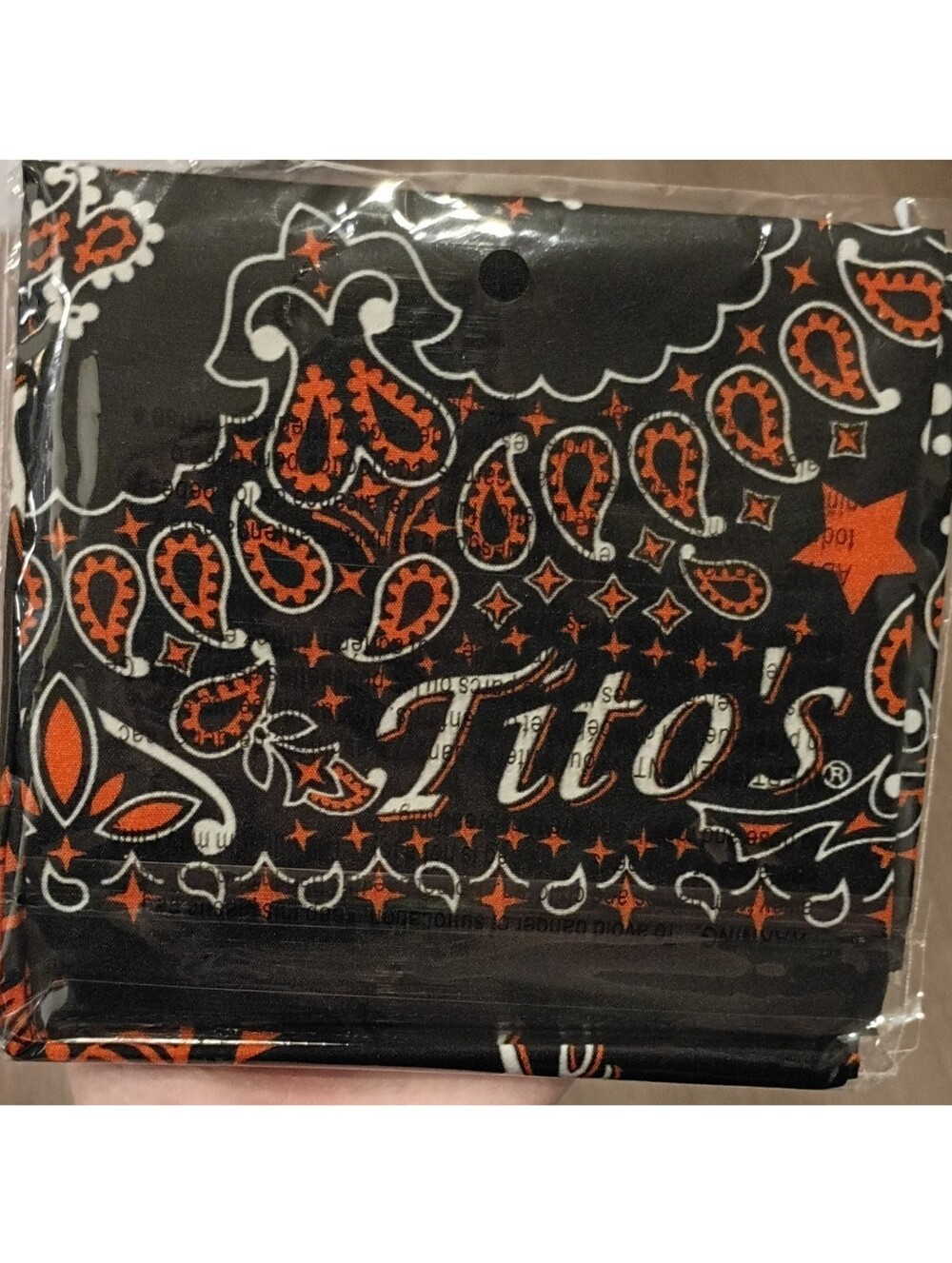 Black & Orange Bandana